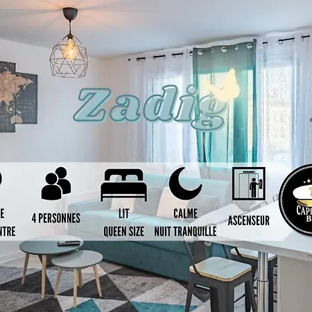 Zadig - Proche Hypercentre - 4 Pers.