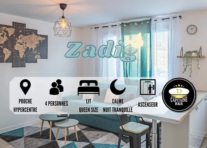 Zadig - Proche Hypercentre - 4 Pers.